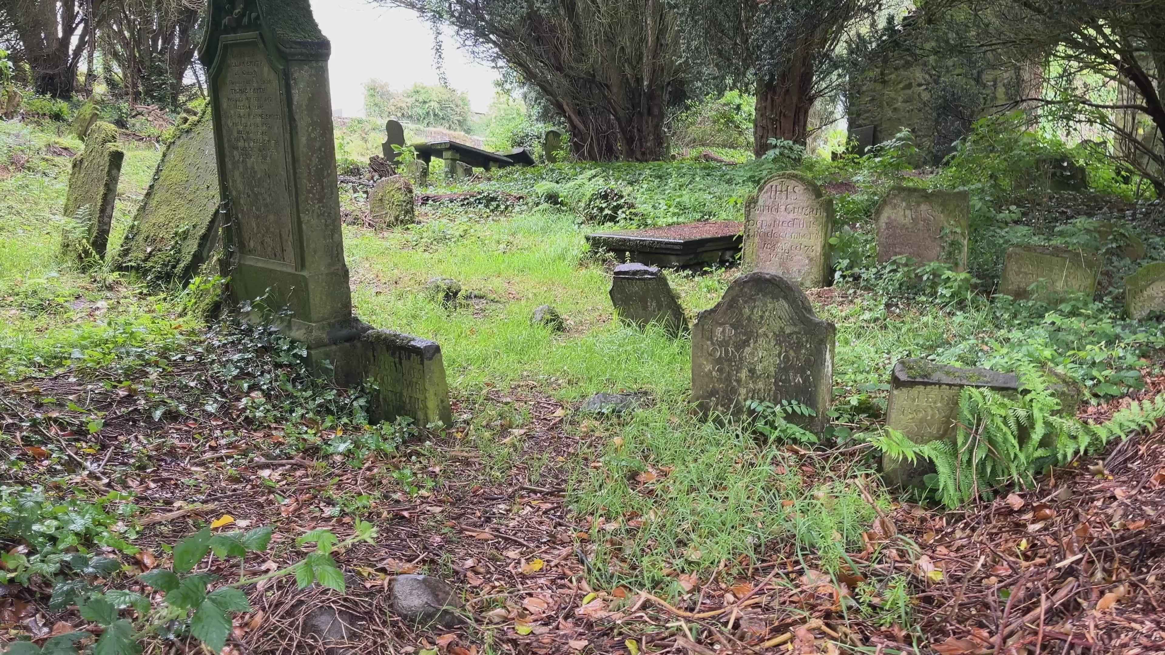 Historic Graveyard & Church Ruins Walk, Drumragh, Omagh – Cinematic Northern Ireland Footage